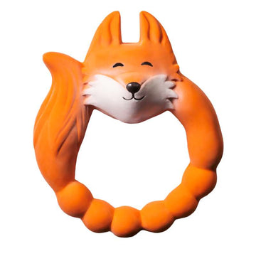 Natruba Bidering i Naturgummi - Ræv (Orange)