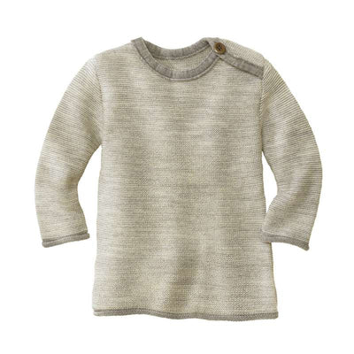 Disana Melange Sweater - Merinould - Grå/Natur