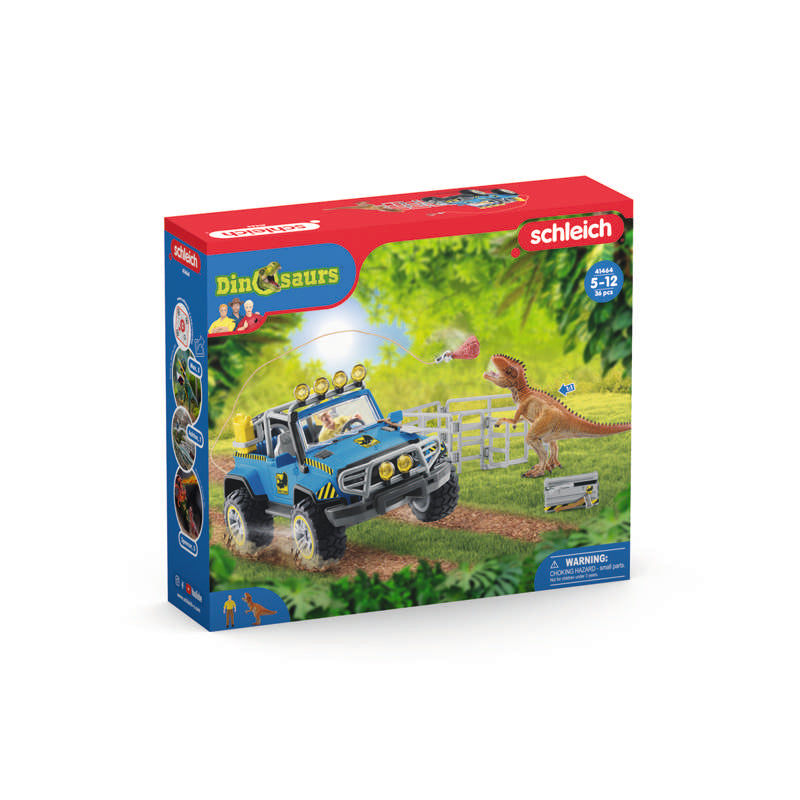 Schleich Dinosaurs - ATV Bil med Dino Udkigsposter