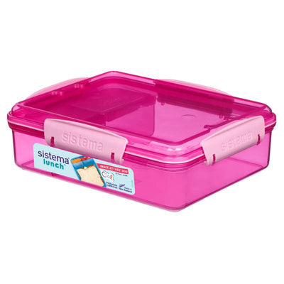Sistema Madkasse - Snack Attack Duo Lunch - 975ml - Pink