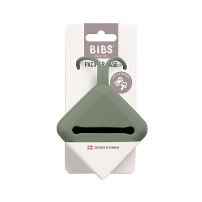 BIBS Accessories Pacifier Case - Silikone - Sutteboks m. Plads til 3 Sutter - Pine