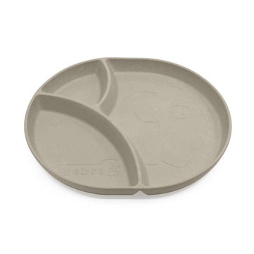 Sebra MUMS - Ruminddelt Tallerken (Jetty Beige)