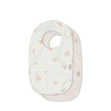 Cam Cam Copenhagen Hagesmække m. Lomme - 2-pak - Windflower Creme/Blossom Pink