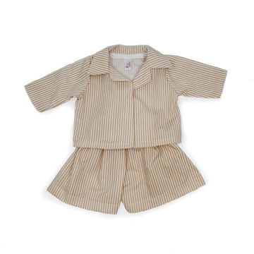 Memories by Así Dukketøj - 43-46 cm. - Pyjamassæt - Stribet