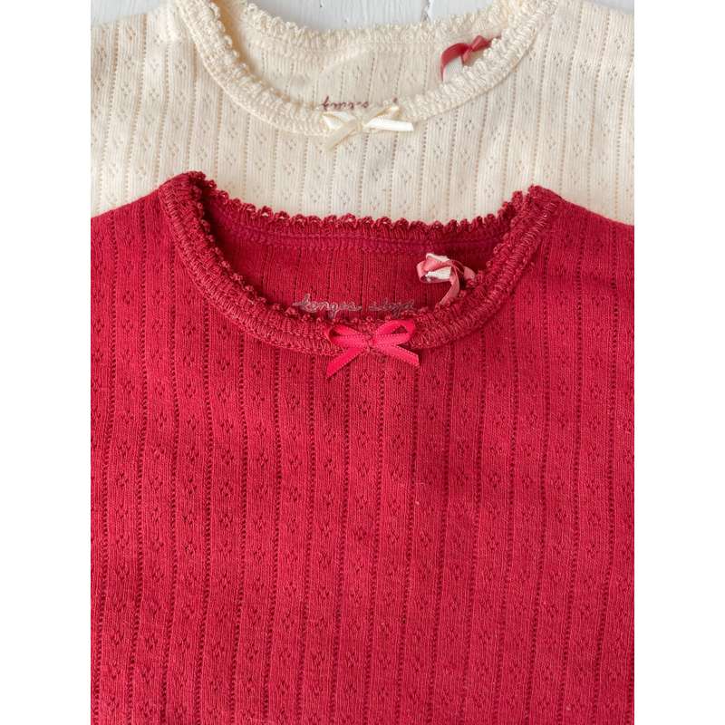 Konges Sløjd Minnie Bluse - GOTS - Red Dahlia