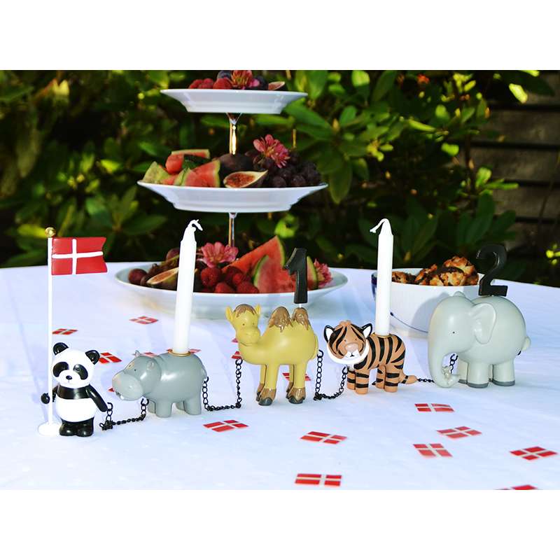 Kids by Friis Fødselsdagstog - Zoo Dyr - 11 tal