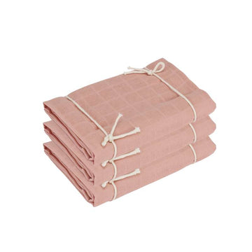 Naturebaby Økologiske Stofbleer/Minisvøb - 3-pak - Rose