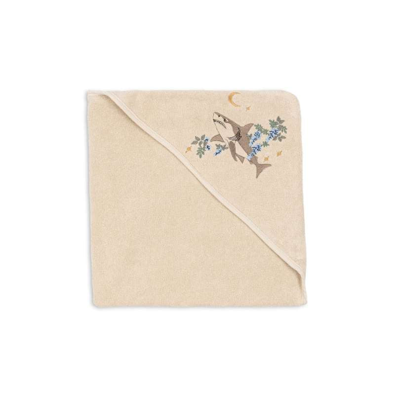 Konges Sløjd Terry Håndlæde m. Broderi - GOTS - Summer Sand