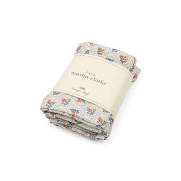 Konges Sløjd Stofbleer - 3-Pak - GOTS - Verona Blues