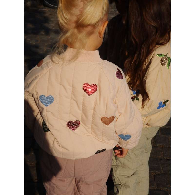 Konges Sløjd Juno Sequin Bomberjakke - Cameo Rose