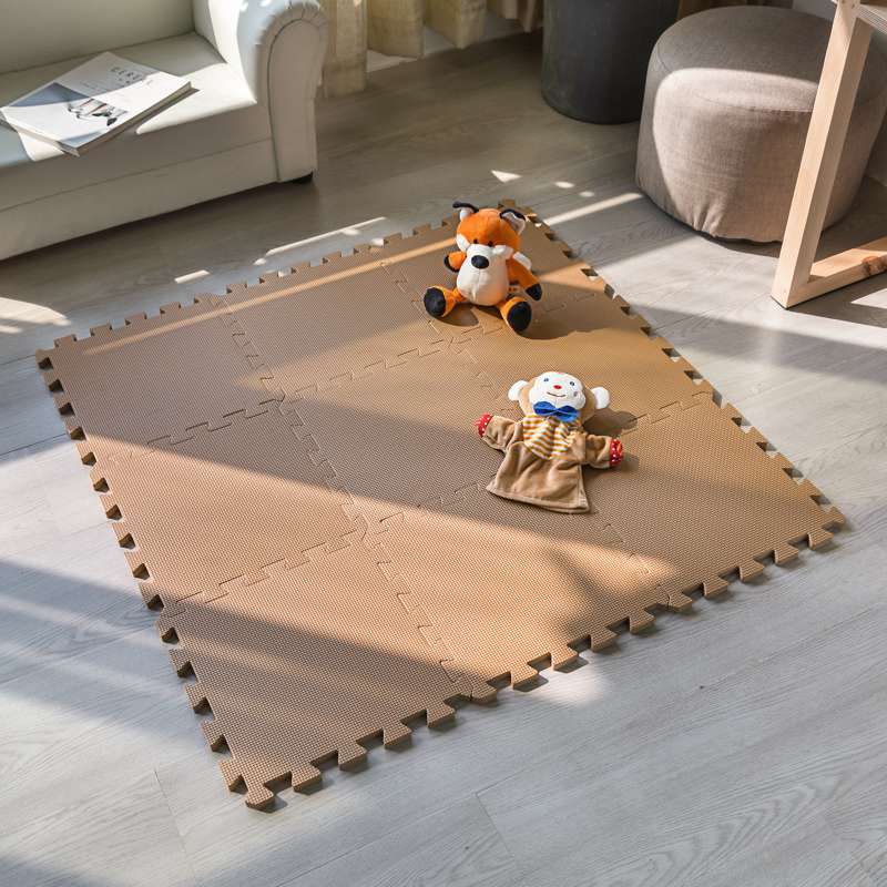 Kid'oh Skumlegegulv - 9 brikker - Caramel