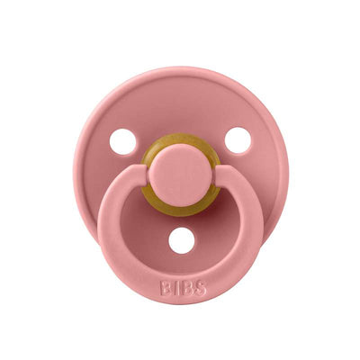BIBS Rund Colour Sut - Str. 2 - Naturgummi - Dusty Pink