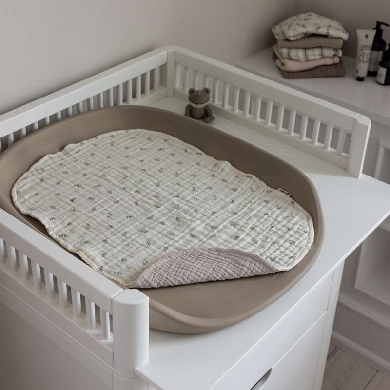 Sebra Pusleunderlag - 6-lags - 2 stk. - Muslin - Sophora