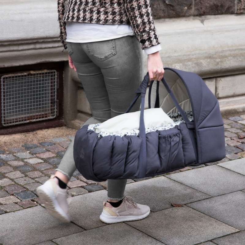Sebra Kaleche til 3-i-1 Babynest - Blue Olive