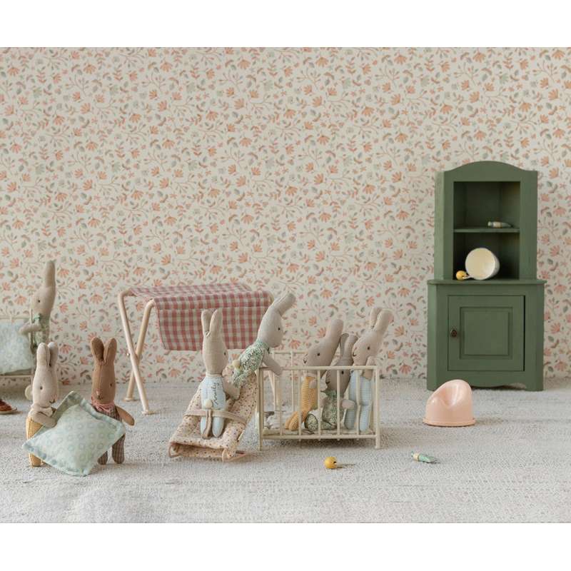Maileg Hjørneskab - Miniature - Mørkegrøn