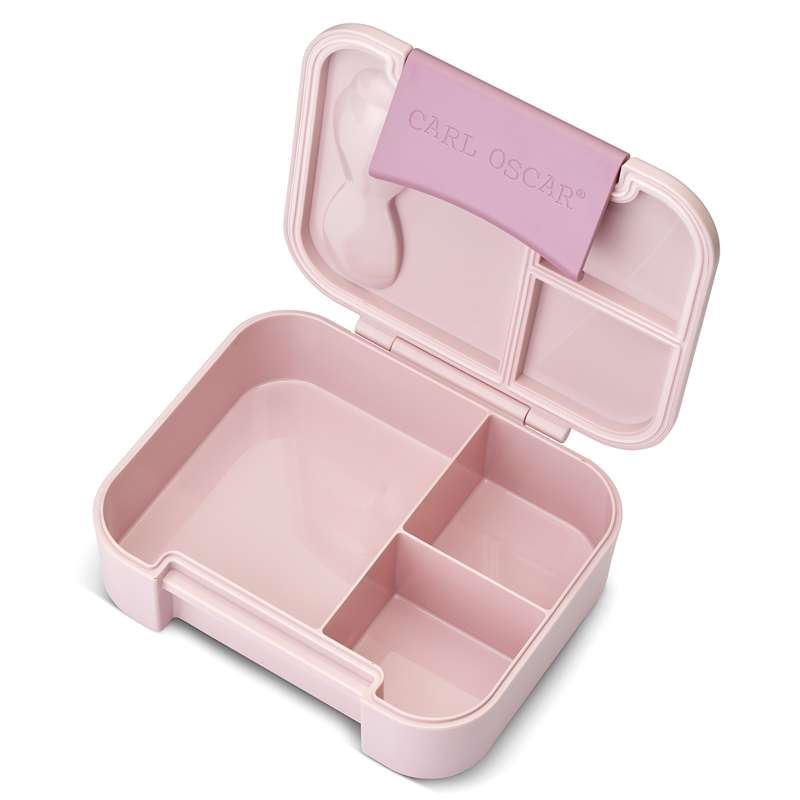 Carl Oscar BentoBOX Madkasse m. CUTElery - Rosa