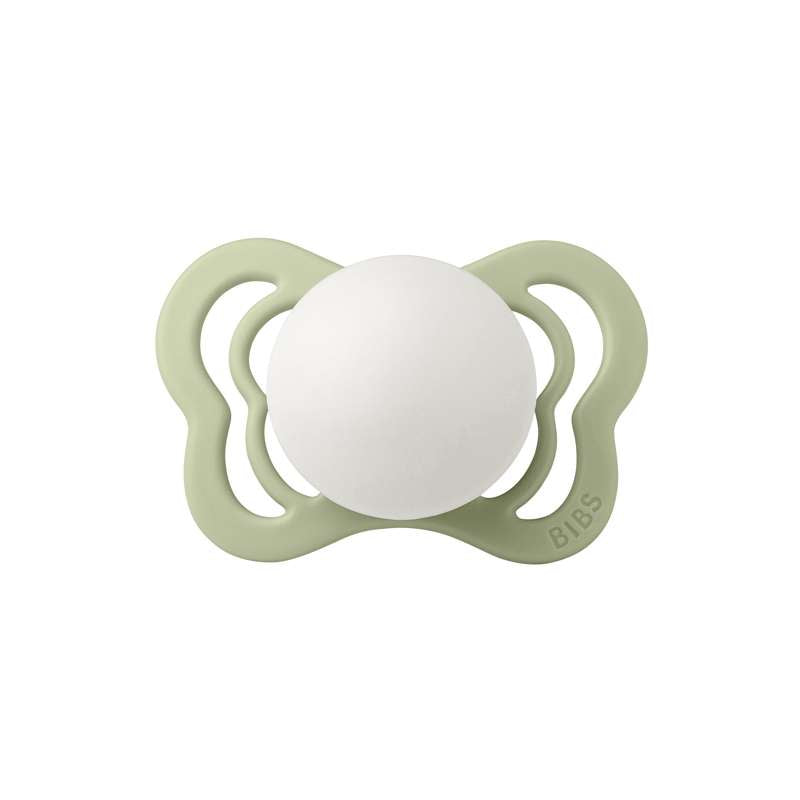 BIBS Anatomisk Couture Sut - Str. 1 - Silikone - GLOW - Sage