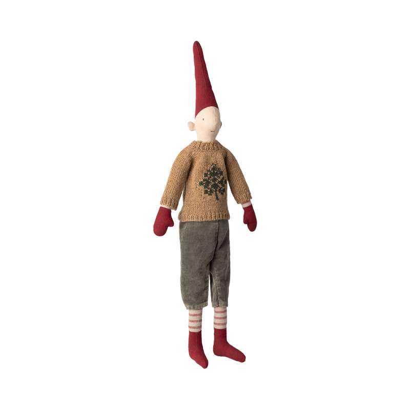 Maileg Nisse - Str. 3 - Dreng - Bukser og Strikket Sweater