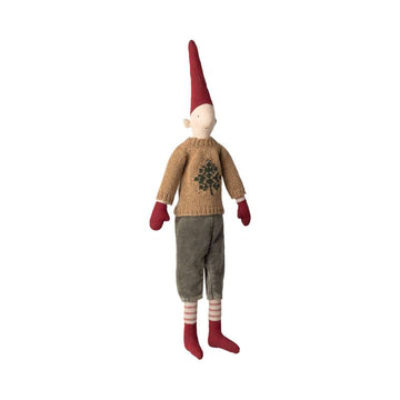 Maileg Nisse - Str. 3 - Dreng - Bukser og Strikket Sweater