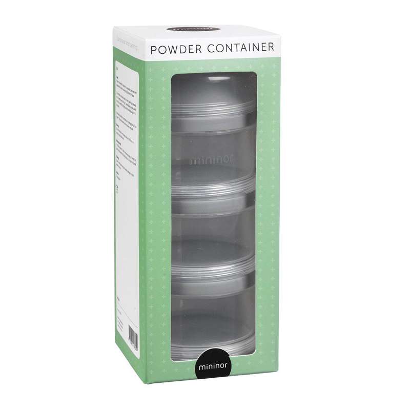 Mininor pulvercontainer - 3-delt