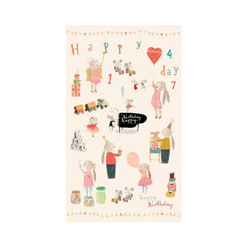 Maileg Gavepapir - 10 meter - Happy Day
