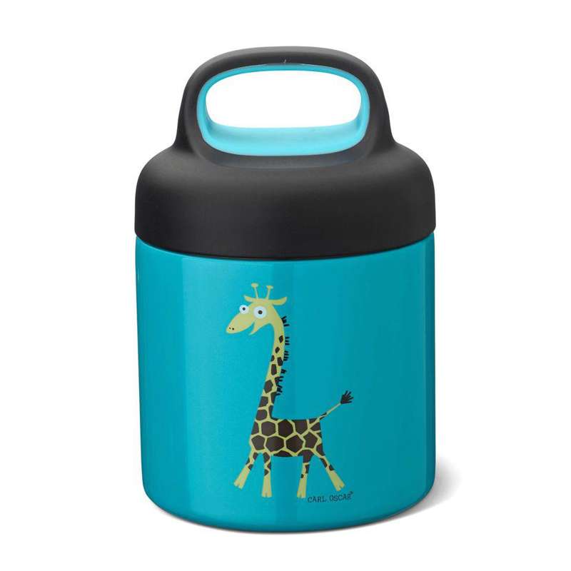 Carl Oscar LunchJar Termobeholder - 0.3L - Giraf (Turkis)