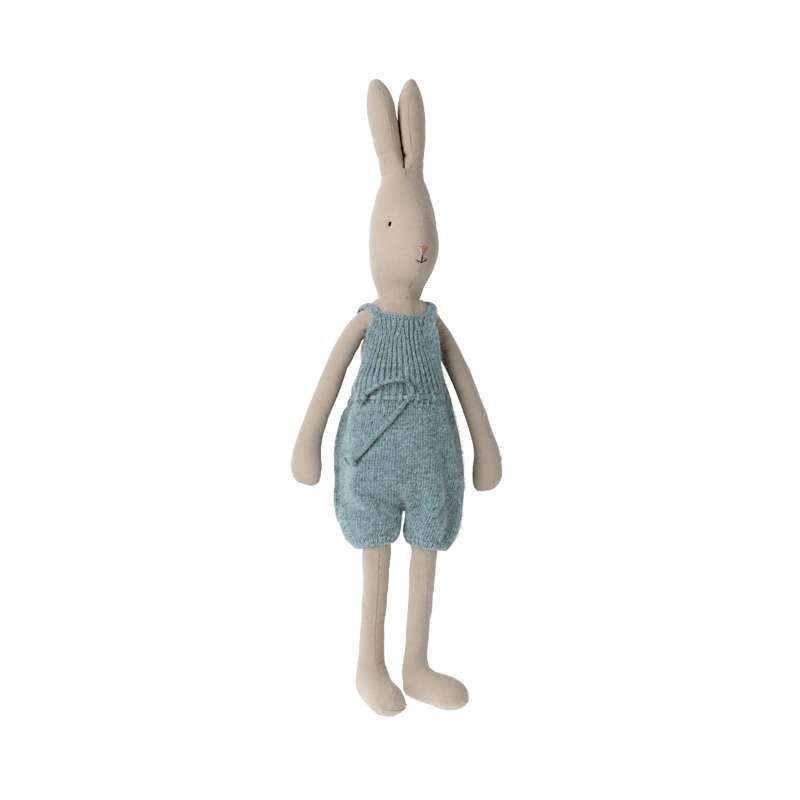 Maileg Kanin - Str. 4 - Lys - Overalls i Strik