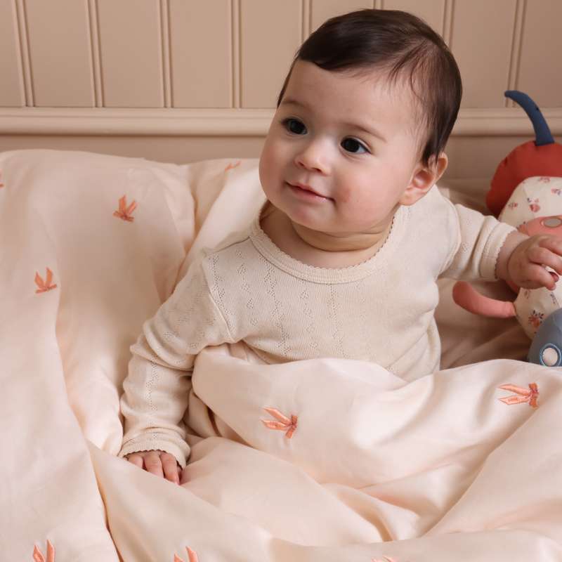 Cam Cam Copenhagen Sengetøj - Baby - Broderet - GOTS - Bows
