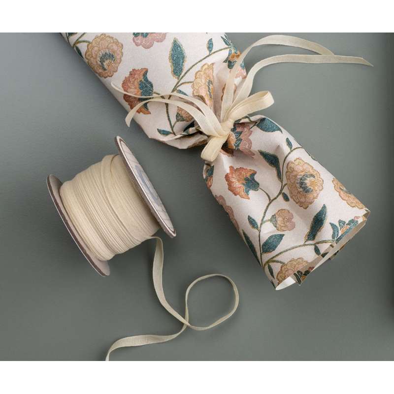 Maileg Gavebånd - 6mm/25m - Creme