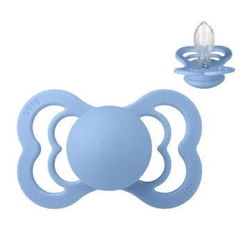 BIBS Symmetrisk Supreme Sut - Str. 2 - Silikone - Sky Blue
