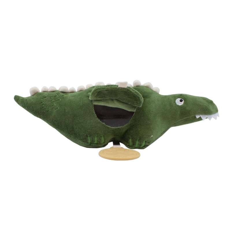 Sebra Aktivitetslegetøj - Alligatoren Ali (Moss Green)