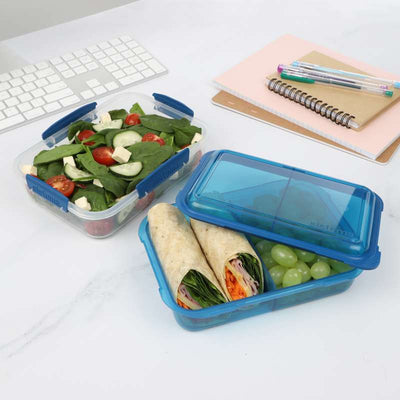 Sistema Madkasse - Lunch Stack To Go Rectangle - 1.8L. - Ocean Blue