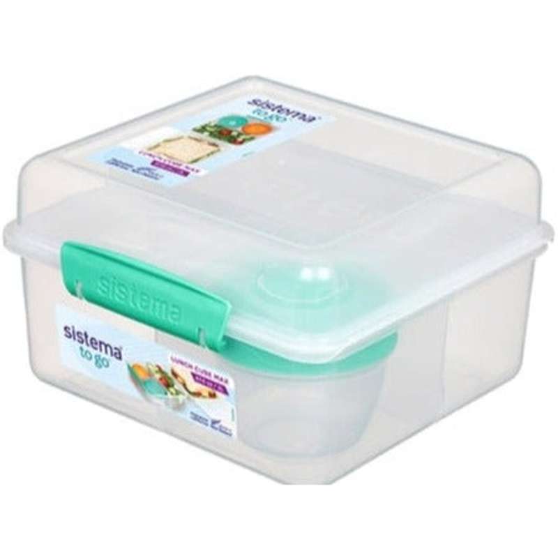 Sistema Madkasse - Lunch Cube Max To Go - 2L - Minty Teal