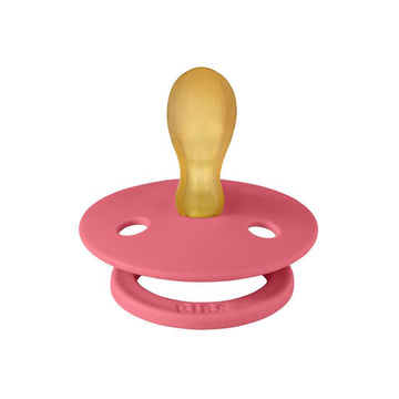 BIBS Symmetrisk Colour Sut - Str. 2 - Naturgummi - Coral