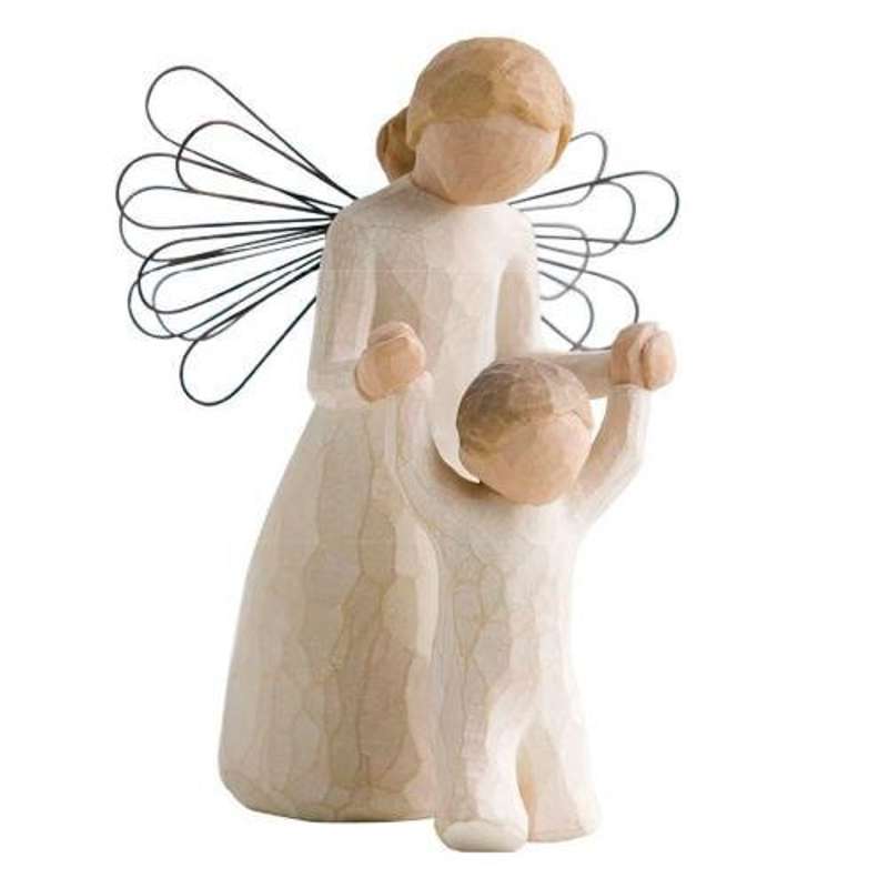 Willow Tree Guardian Angel Figur (engel med barn)