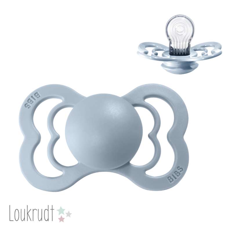 BIBS Symmetrisk Supreme Sut - Str. 2 - Silikone - Baby Blue