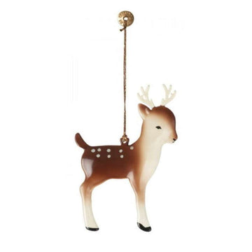 Maileg Juleornament - Metal - Bambi - Brun
