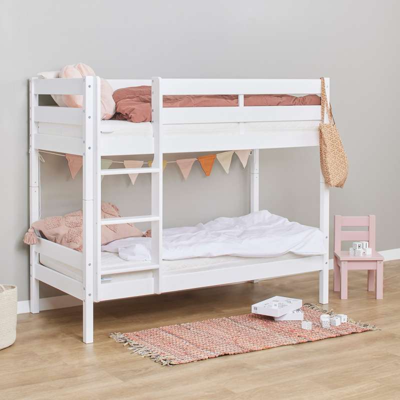 Hoppekids ECO Comfort - Køjeseng - Flere Størrelser - Hvid