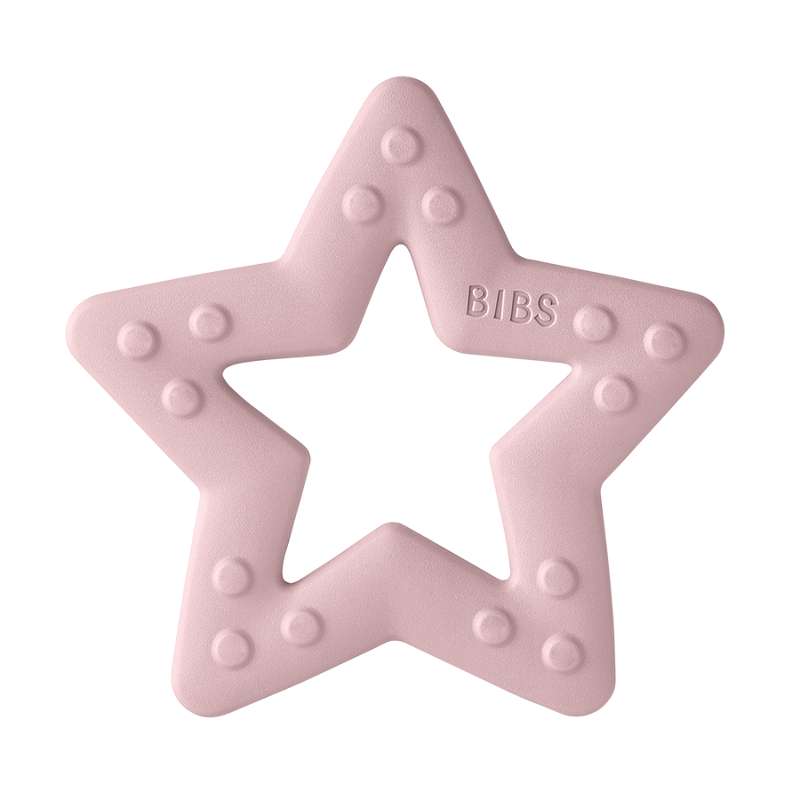BIBS Play - Baby Bitie Bidering - Stjerne - Pink Plum