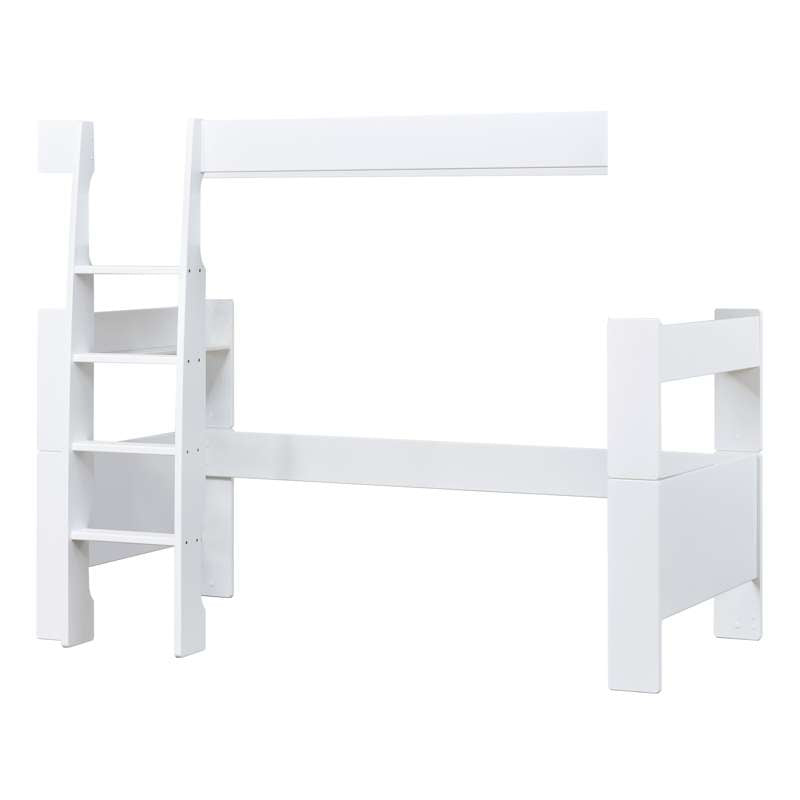 Hoppekids PURE - Højseng Modul - 90x200 cm - Hvid