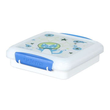 Sistema Sandwich Box Lunch - Madkasse - Kids - 450ml - Space Kitty/White