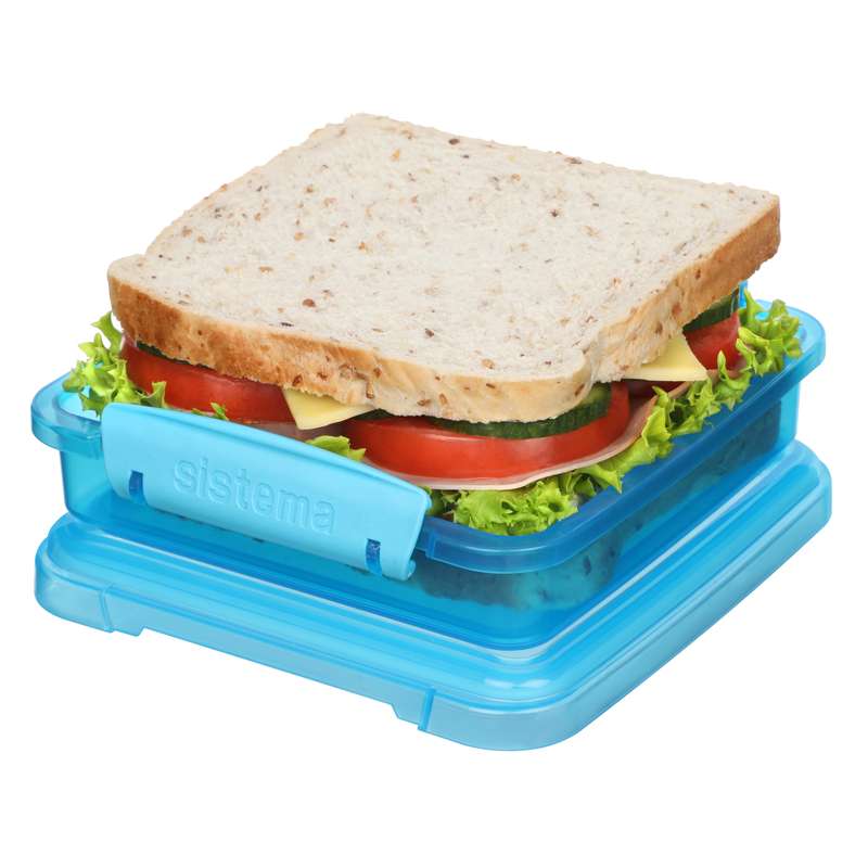 Sistema Madkasse - Sandwich Box - 450ml - Blå