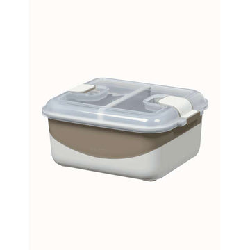 Sistema Rectangle w/Divider Heatables - 1.35L - Latte