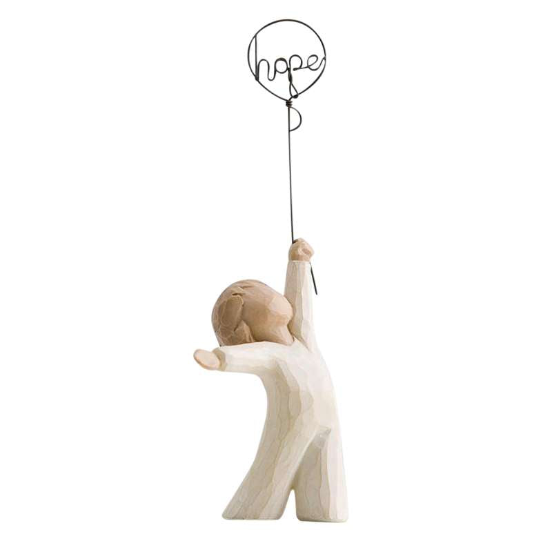 Willow Tree Hope Figur (lille dreng med hope ballon)