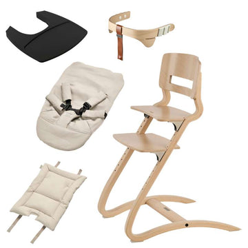 Leander Louie™ Højstol - Bøg/Natur - Bundle 1