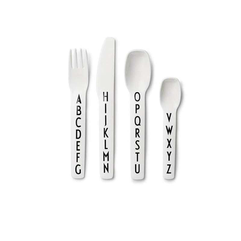 Design Letters Kids Børnebestik (Hvid)
