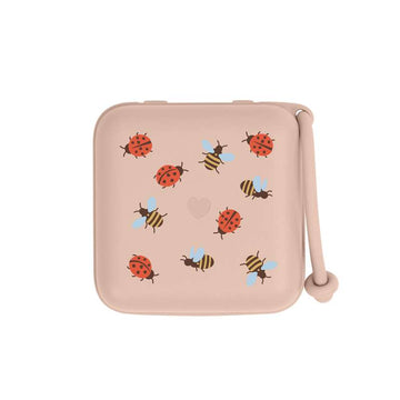 BIBS Accessories - Pacifier Box - Ladybug/Bumblebee Studio - Blush