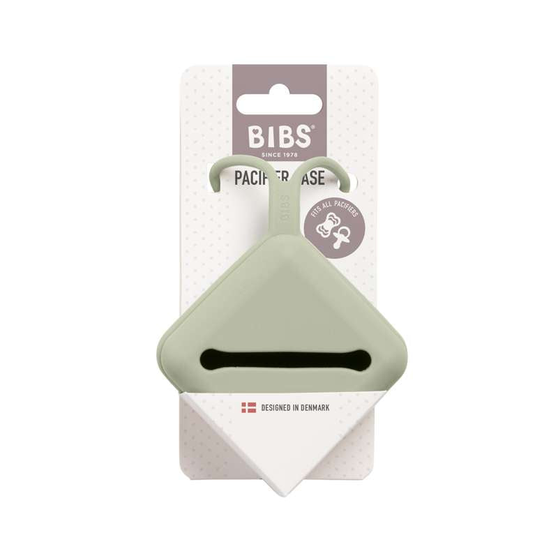 BIBS Accessories Pacifier Case - Silikone - Sutteboks m. Plads til 3 Sutter - Sage