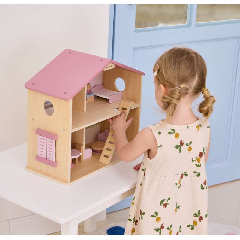 Kid'oh Dukkehus m. Møbler