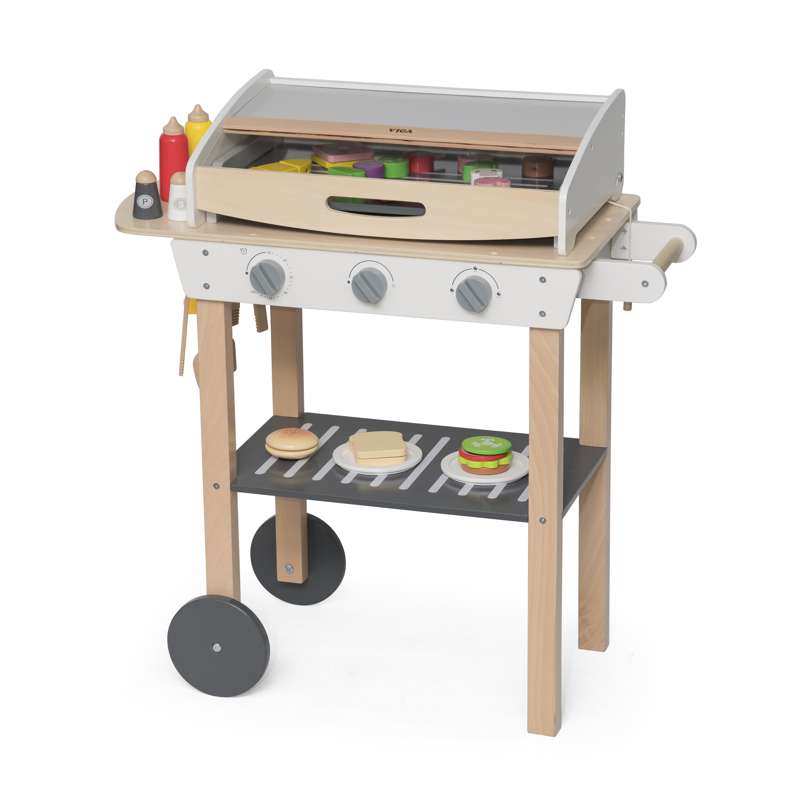 Kid'oh BBQ Legetøjsgrill m. Tilbehør